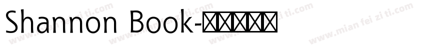 Shannon Book字体转换